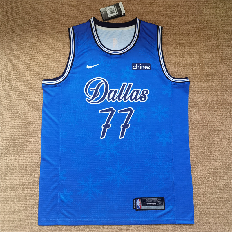 Men Dallas Mavericks #77 Luka Doncic Blue Nike 2025 NBA Jersey->dallas mavericks->NBA Jersey